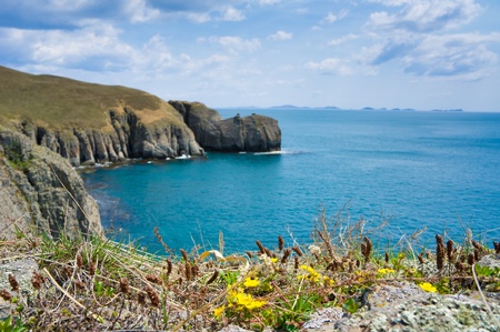 Spring seascapeの写真素材