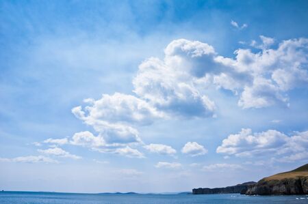 Spring seascapeの写真素材