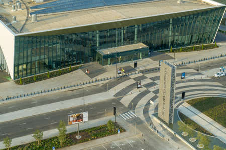 Saratov, Russia - August 20, 2019: Gagarin International Airportのeditorial素材