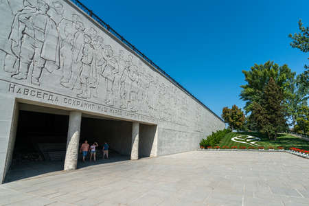 Volgograd, Russia - August 21, 2019: Heroes of the Battle of Stalingradのeditorial素材