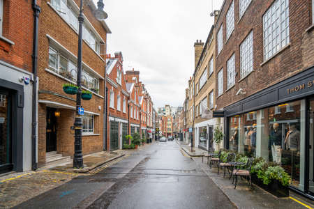 London, United Kingdom - May 2, 2019: city streets