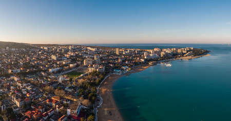 Gelendzhik, Russia - March 2018: panoramic view from the heights of the city and the bayのeditorial素材