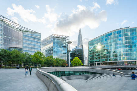 London - October 2019: The Scoop at More Londonのeditorial素材