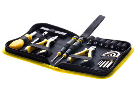High quality black and yellow carbon multi functional tool set with interchangeable nozzles