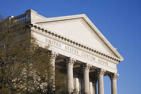 United States Custom House in Charleston South Carolinaの写真素材