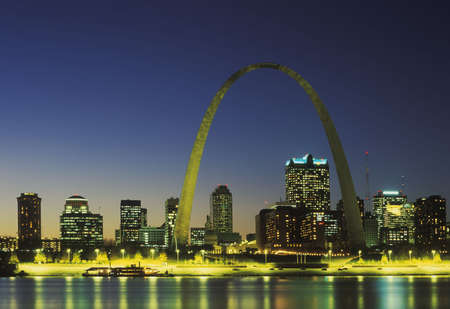 St. Louis Skyline, Missouriのeditorial素材