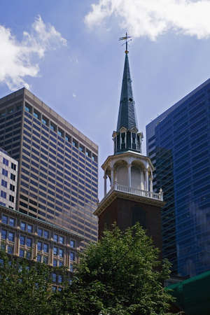 Old South Meeting House in Boston, Massachussets, United Statesの写真素材