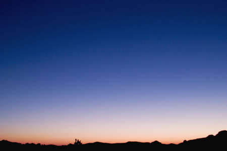 Sunrise showing the early morning skyの写真素材