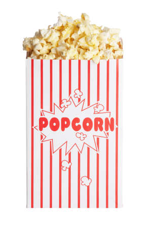 Box of popcornの写真素材