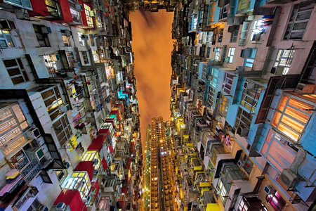 Quarry Bay high rise housing on Hong Kong Island in Hong Kong China