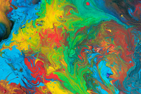 Abstract acrylic painting on canvas, can be used as a backgroundの写真素材