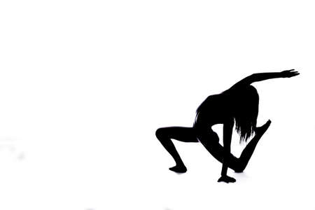 a wonderfull  model in the photo studioの写真素材