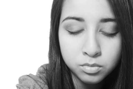 portrait of a beauty woman model taken in the studioの写真素材