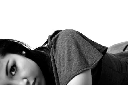 Fashion portrait of a young beautifull african womanの写真素材