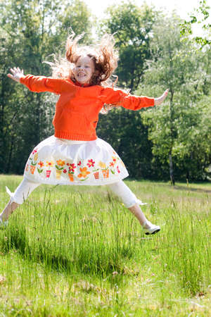 Beautifull child in the nature