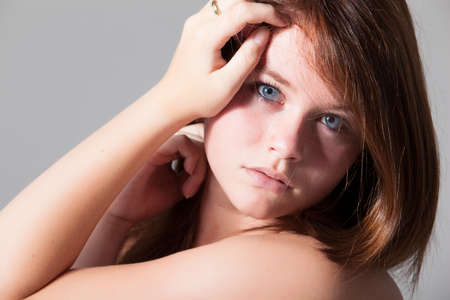 Young beauty woman whith a clear natural skin