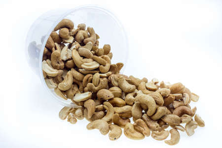 Cashew nuts closeup.の写真素材