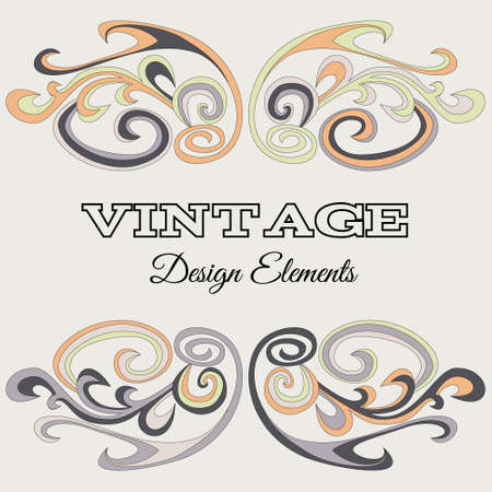 Vintage frame with abstract branches. Floral invitation cardのイラスト素材