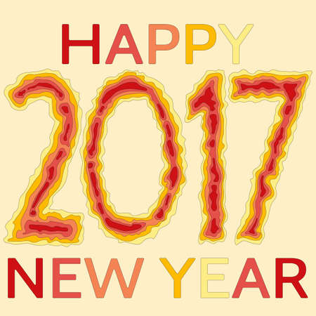 Happy New Year background. Happy holidays card. Creative design for your greetings card, flyers, posters, brochure, banners, calendarのイラスト素材