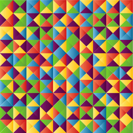 Illustration of Colorful Geometrical Abstract Background.のイラスト素材