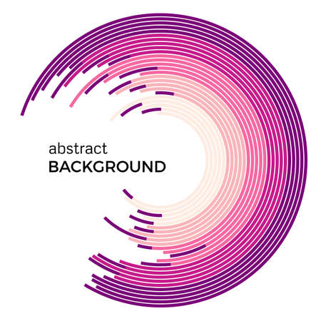 Abstract vector illustration depicting colored circles on a white background. Infographic background with place for your text.のイラスト素材