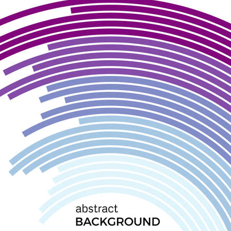 Abstract background with bright rainbow colorful lines. Colored circles with place for your text on a white background.のイラスト素材