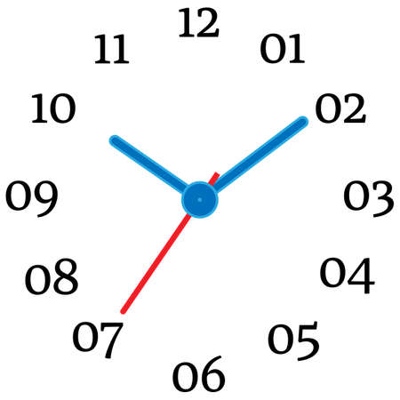 Illustration of mechanical clock.のイラスト素材
