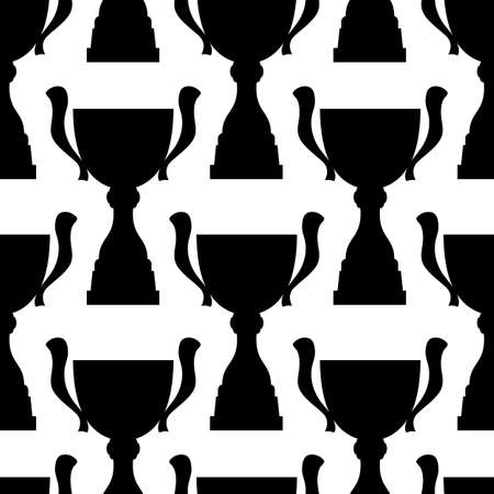 Winner trophy cup pattern.のイラスト素材