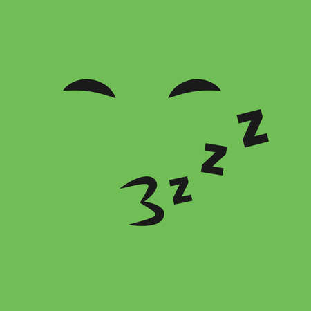 Winking face on color background. Vector illustrationのイラスト素材