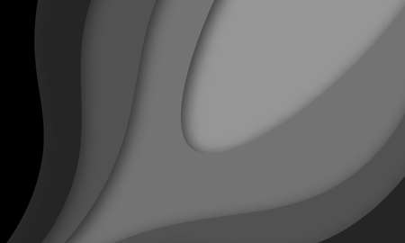 Abstract  Background with Dark Paper Cut shapes banner design. Vector illustration.のイラスト素材