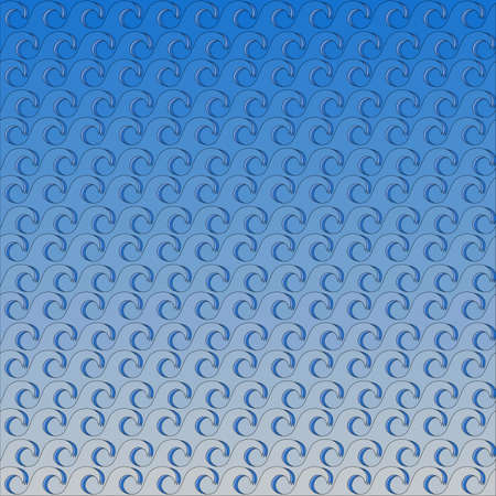 Waves pattern. Abstract blue wave background. Ocean water texture.