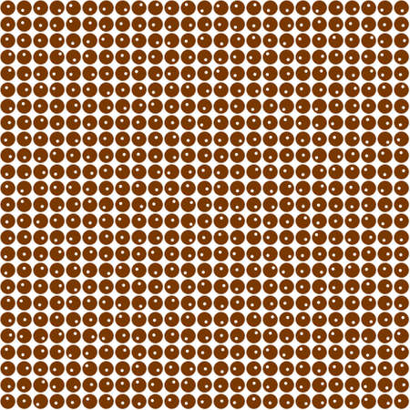 Abstract geometrical background with brown circles. Abstract round seamless pattern.のイラスト素材