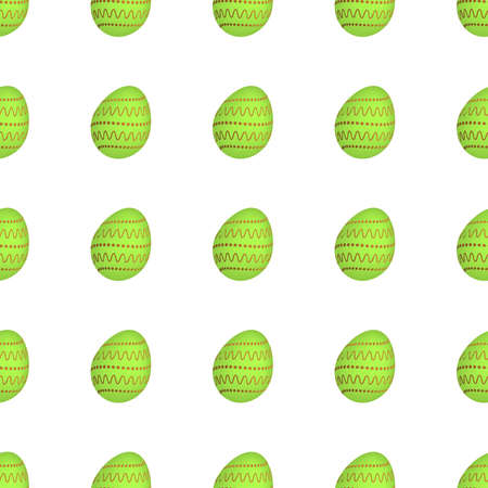 Seamless pattern with colorful Easter eggs. Vector illustrationのイラスト素材