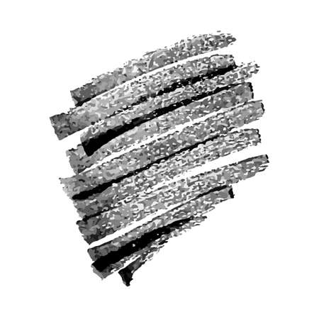 Scribble with a black marker. Doodle style scribble. Black hand drawn design elements on white background. Vector illustrationのイラスト素材