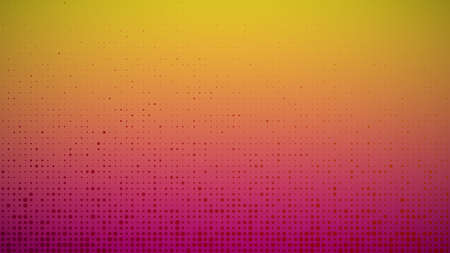 Abstract geometric gradient circles background. Orange dot background with empty space. Vector illustration.のイラスト素材