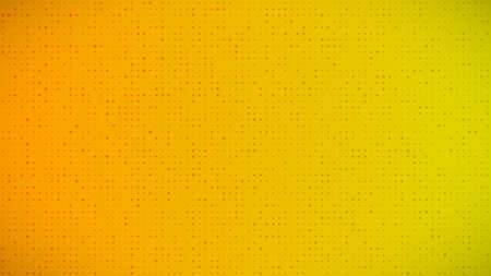 Abstract geometric gradient circles background. Yellow dot background with empty space. Vector...