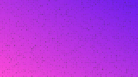 Abstract geometric background of squares. Purple pixel background with empty space. Vector illustration.のイラスト素材