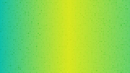 Abstract geometric background of squares. Green pixel background with empty space. Vector illustration.のイラスト素材