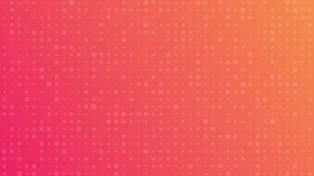 Abstract geometric background of sircles. Red pixel background with empty space. Vector...