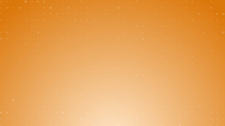 Abstract geometric background of sircles. Orange pixel background with empty space. Vector illustration.のイラスト素材