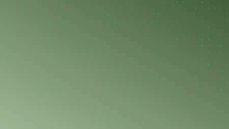 Abstract geometric background of circles. Green pixel background with empty space. Vector...