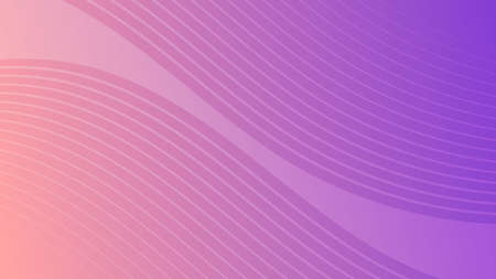 Modern colorful wave curve gradient background. Velvet minimal abstract presentation backdrop. Vector illustrationのイラスト素材