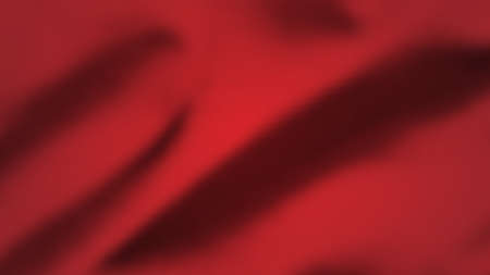Abstract background with crumpled cloth. Dark red realistic silk texture with empty space. Vector illustrationのイラスト素材