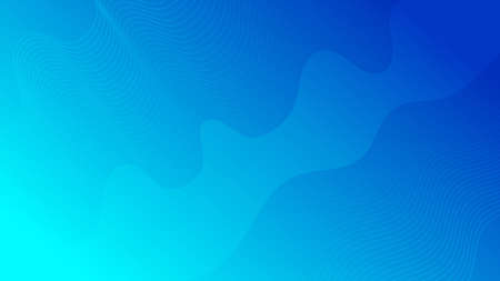 Modern colorful wave curve gradient background. Blue minimal abstract presentation backdrop. Vector illustrationのイラスト素材