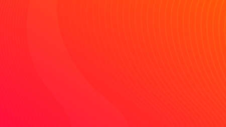 Modern colorful gradient background with wave lines. Orange geometric abstract presentation...