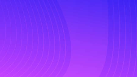 Modern colorful gradient background with wave lines. Purple geometric abstract presentation backdrop. Vector illustrationのイラスト素材