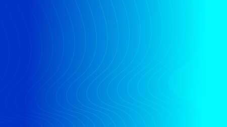 Modern colorful gradient background with wave lines. Blue geometric abstract presentation backdrop. Vector illustrationのイラスト素材