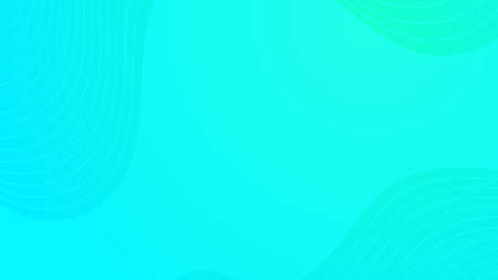 Modern colorful gradient background with wave lines. Blue geometric abstract presentation backdrop....