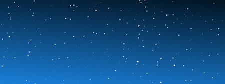 Night sky with many stars. Abstract nature background with stardust in deep universe. vector illustrationのイラスト素材