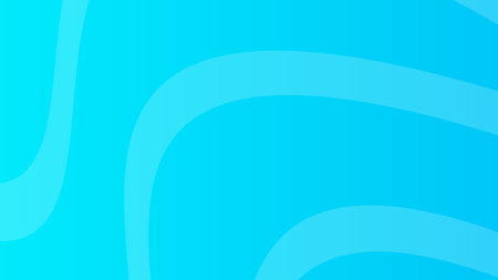 Modern blue gradient backgrounds with wave lines. header banner. Bright geometric abstract presentation backdrops. vector illustrationのイラスト素材